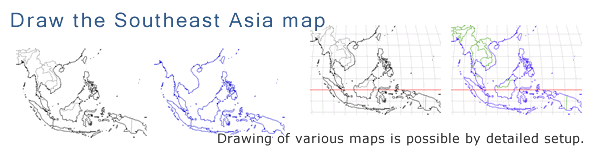 Draw the Southeast Asia blank outline MAP